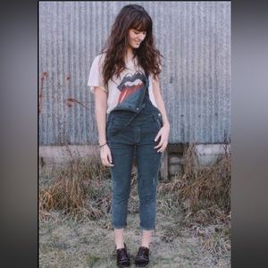 Free People Through the Woods Corduroy Overalls 27